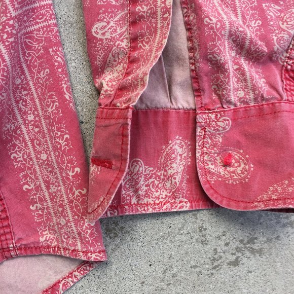 Red Bandana Print Shirt - Picture 8 of 8